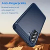 Samsung Galaxy A57 5G Kék Techsuit Carbon szilikon tok-5949419353176 4 kép