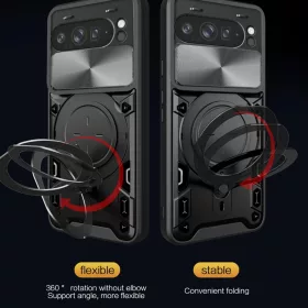 Samsung Galaxy A57 5G CamGuard Pro Techsuit - Kék tok-5949419352971 2 kép