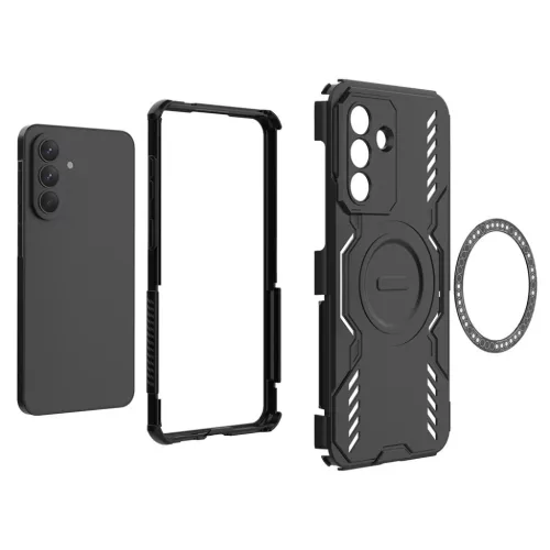 Samsung Galaxy A57 5G Techsuit ArmorMag tok - Fekete-5949419352629 4 kép