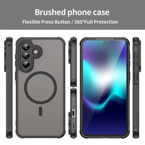  Samsung Galaxy A37 5G Fekete Techsuit - HaloFrost II MagSafe tok-5949419352582 6 kép