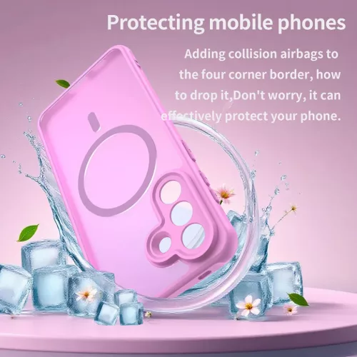  Samsung Galaxy A57 5G Pink Techsuit - HaloFrost II MagSafe tok-5949419352490 5 kép