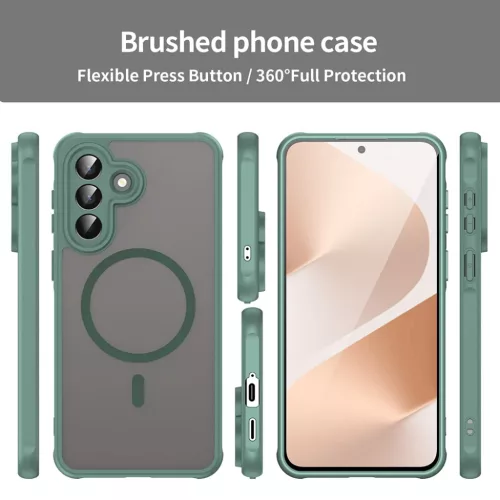  Samsung Galaxy A57 5G Zöld Techsuit - HaloFrost II MagSafe tok-5949419352483 5 kép