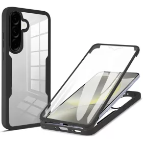   Techsuit - ColorVerse 360 Series + Screen Protector - Samsung Galaxy A37 5G - Black tok