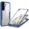 Techsuit - ColorVerse 360 Series + Kijelzővédő - Samsung Galaxy A37 5G - Kék tok