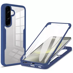   Techsuit - ColorVerse 360 Series + Kijelzővédő - Samsung Galaxy A37 5G - Kék tok
