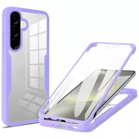   Techsuit - ColorVerse 360 Series + Kijelzővédő - Samsung Galaxy A37 5G - Lila tok