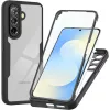  Samsung Galaxy A57 5G Fekete Techsuit ColorVerse 360 széria + képernyővédő tok