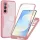  Samsung Galaxy A57 5G Pink Techsuit ColorVerse 360 Series tok + képernyővédő