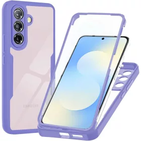    Samsung Galaxy A57 5G Lila Techsuit ColorVerse 360 Series tok + kijelzővédő