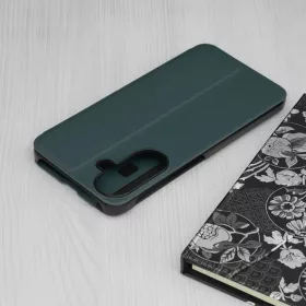 Samsung Galaxy A57 5G Techsuit eFold Series - Sötétzöld tok-5949419352179 2 kép