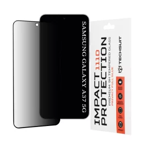   Samsung Galaxy A37 5G Techsuit 111D Privacy Full Glue - Fekete üvegfólia
