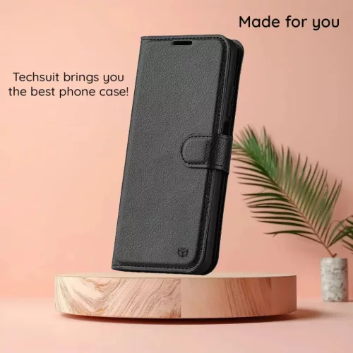 Samsung Galaxy A27 5G Barna Techsuit - Leather Folio tok-5949419352001 9 kép
