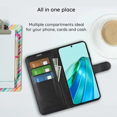 Samsung Galaxy A27 5G Barna Techsuit - Leather Folio tok-5949419352001 10 kép