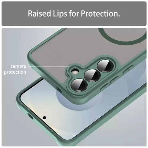 Samsung Galaxy A27 5G Zöld Techsuit - HaloFrost II MagSafe tok-5949419351721 3 kép