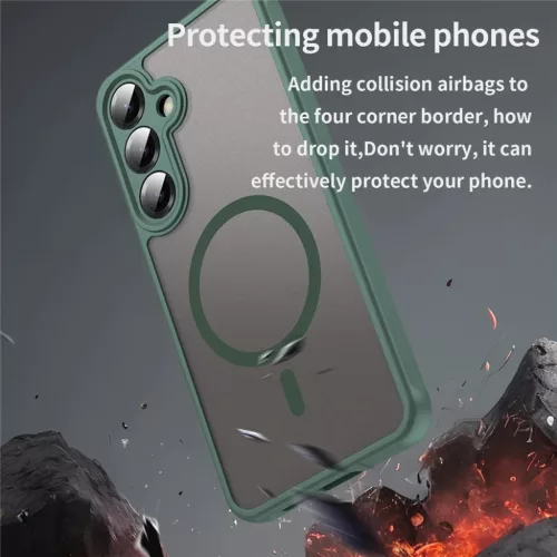 Samsung Galaxy A27 5G Zöld Techsuit - HaloFrost II MagSafe tok-5949419351721 5 kép