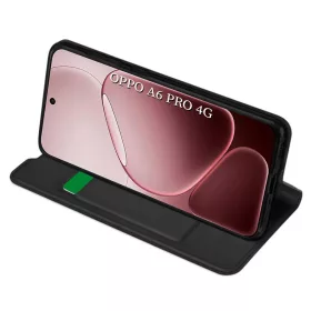 Oppo A6 Pro 4G / A6 Pro 5G Black Techsuit - Magskin Book tok-5949419351561 2 kép