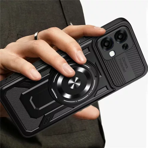 Oppo A6 Pro 4G / A6 Pro 5G Fekete Techsuit RuggedCam tok-5949419351523 5 kép