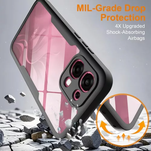 Oppo A6 Pro 4G / A6 Pro 5G Fekete Techsuit - ColorVerse 360 Series + K-5949419351509 3 kép
