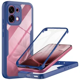   Oppo A6 Pro 4G / A6 Pro 5G Kék Techsuit - ColorVerse 360 Sorozat + Képernyővédő tok