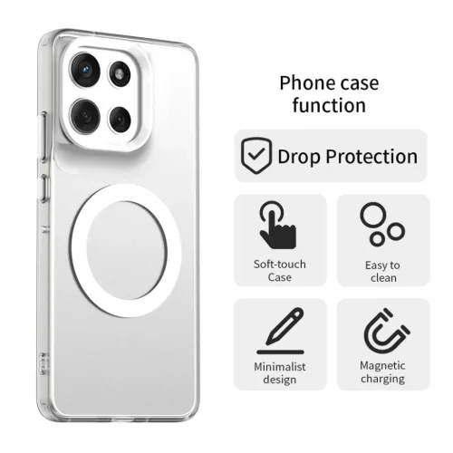 Motorola Moto G86 White Techsuit - CandyCase MagSafe tok-5949419351448 2 kép