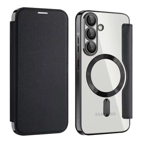  Samsung Galaxy A37 5G Fekete Techsuit SmartMag fliptok-5949419354128 2 kép