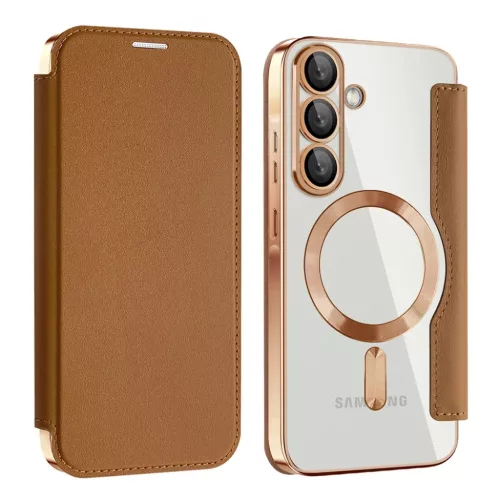  Samsung Galaxy A37 5G Barna Techsuit SmartMag fliptok-5949419354104 2 kép