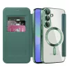  Samsung Galaxy A37 5G Zöld Techsuit SmartMag fliptok tok