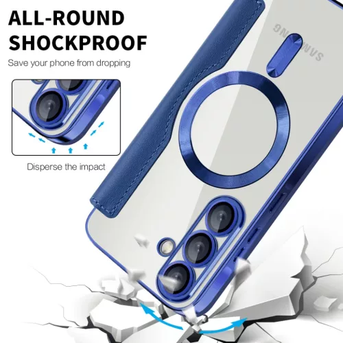  Samsung Galaxy A37 5G Kék Techsuit SmartMag fliptok-5949419354081 4 kép
