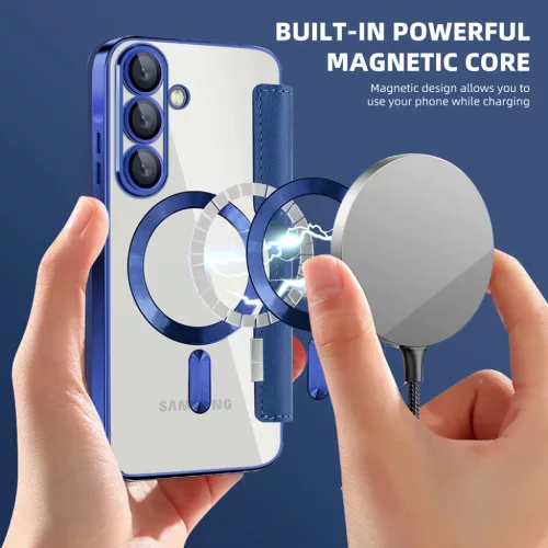  Samsung Galaxy A37 5G Kék Techsuit SmartMag fliptok-5949419354081 6 kép