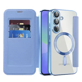    Samsung Galaxy A37 5G Világoskék Techsuit SmartMag fliptok