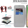  Samsung Galaxy A37 5G Szürke Techsuit SmartMag Fliptok-5949419354067 5 kép
