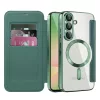  Samsung Galaxy A57 5G Zöld Techsuit SmartMag fliptok