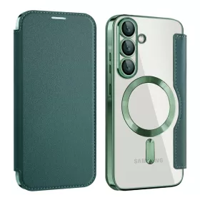  Samsung Galaxy A57 5G Zöld Techsuit SmartMag fliptok-5949419354005 2 kép