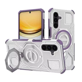    Samsung Galaxy A37 5G Lila Átlátszó Techsuit Carbon Shield PRO tok