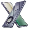 Honor Magic8 Lite Füstfekete Techsuit Ütésálló Átlátszó Szilikon tok