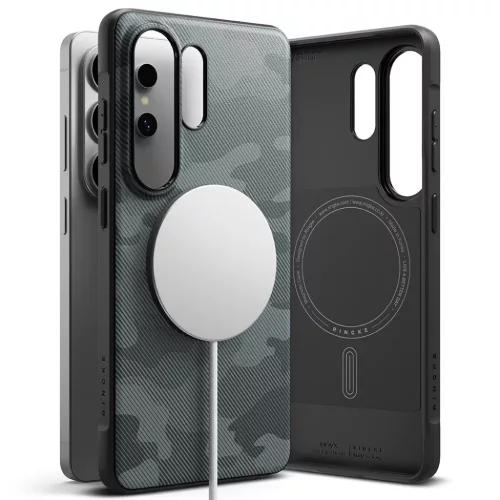  Samsung Galaxy S26 Ultra Camo Black Ringke Onyx MagSafe tok-8800328816015 3 kép