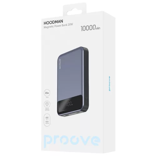 Proove Power Bank Hoodman (PBH120010003) - Type-C, Lightning, Mágnese-6901112391441 6 kép