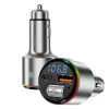 Proove Autós töltő FM modulátorral (FMPD30110006) - USB, Type-C, AUX, BT 5.3, Gyors töltés, 30W, 12-24V - Ezüst