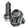 Proove Autós Töltő FM Modulátorral (FMSL30110001) - USB, Type-C, U-Disk, TF, BT 5.4, Gyors Töltés, 30W - Fekete
