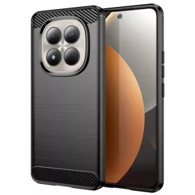   Xiaomi Redmi Note 15 Pro 5G Fekete Techsuit Carbon Silicone tok