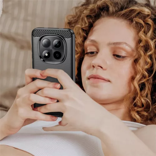 Xiaomi Redmi Note 15 Pro+ 5G Techsuit - Carbon Silicone - Fekete tok-5949419354982 6 kép