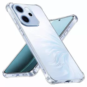   Oppo Reno 15F Techsuit - Shockproof Clear Silicone - Átlátszó tok