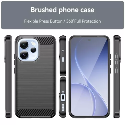 Oppo Reno15 Pro Fekete Techsuit - Carbon Silicone tok-5949419355248 3 kép