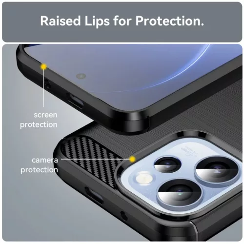 Oppo Reno15 Pro Fekete Techsuit - Carbon Silicone tok-5949419355248 6 kép