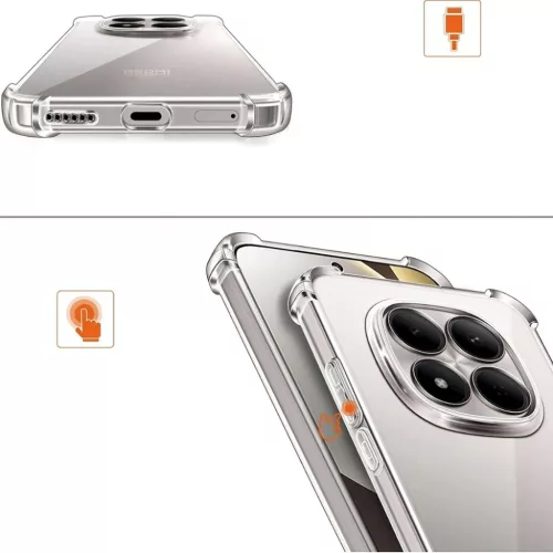 Xiaomi Redmi Note 15 5G Átlátszó Techsuit - Shockproof Clear Silico-5949419355187 4 kép