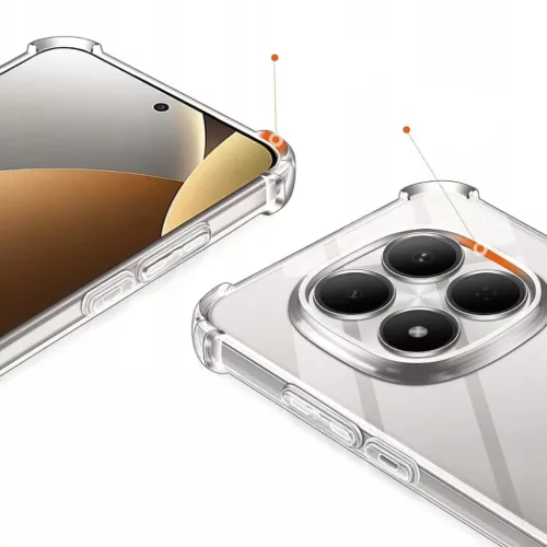 Xiaomi Redmi Note 15 5G Átlátszó Techsuit - Shockproof Clear Silico-5949419355187 5 kép