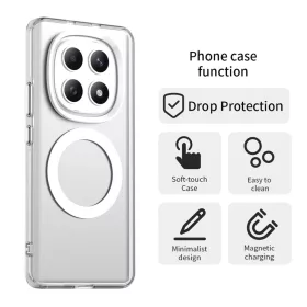 Xiaomi Redmi Note 15 5G Fehér Techsuit - CandyCase MagSafe tok-5949419355101 2 kép