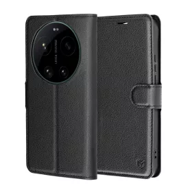  Xiaomi 17 Ultra Fekete Techsuit Bőr fliptok