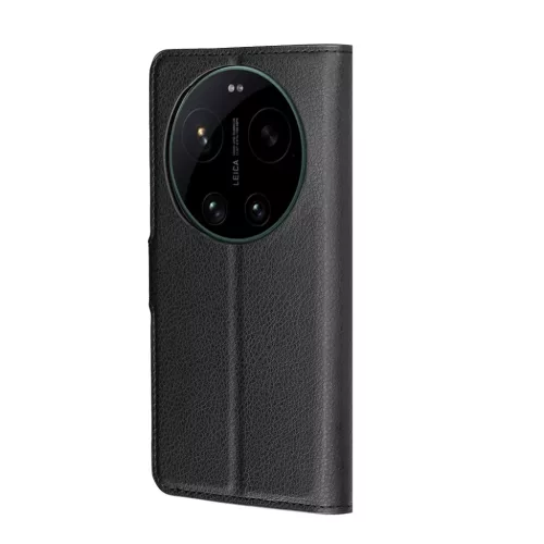 Techsuit - Bőr Fliptok - Xiaomi 17 Ultra - Fekete tok-5949419356009 5 kép