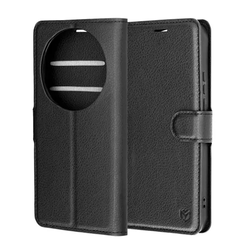 Techsuit - Bőr Fliptok - Xiaomi 17 Ultra - Fekete tok-5949419356009 6 kép